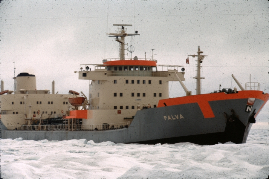 Finnish tanker Palva at Rae Point 1975 Photograph Courtesy of Don Smith Finnish tanker Palva at Rae Point 1975 Photograph Courtesy of Don Smith